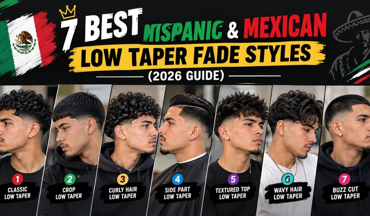 7 Best Hispanic & Mexican Low Taper Fade Styles (2026 Guide)