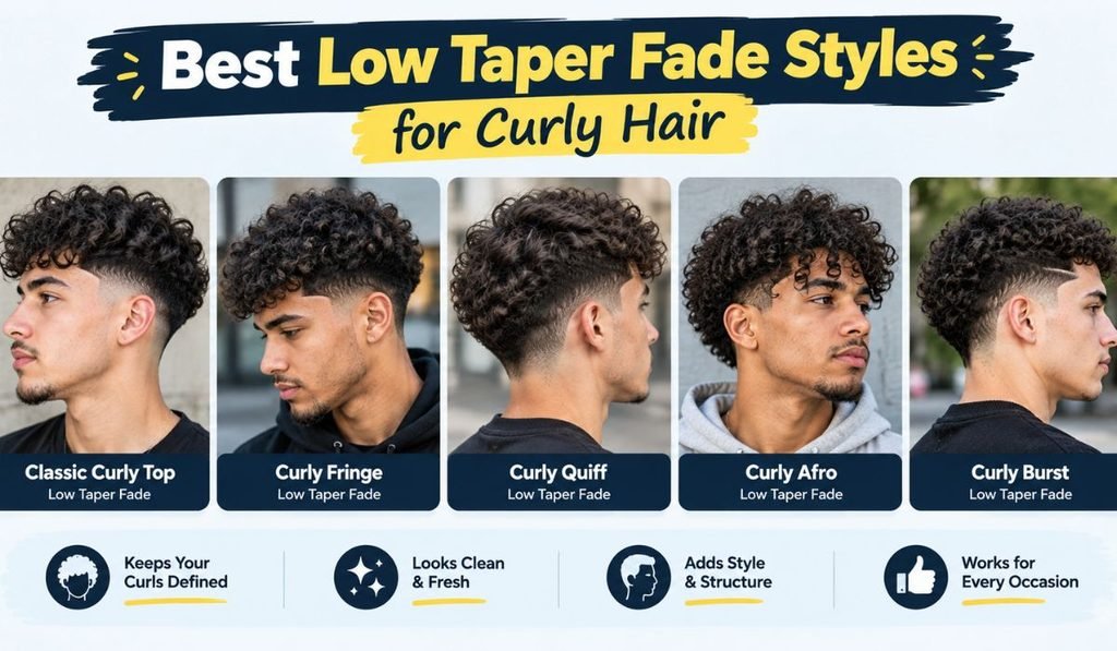Best Low Taper Fade Styles for Curly Hair