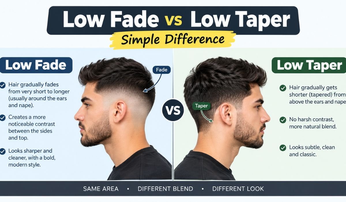 Low Fade vs Low Taper – Simple Difference