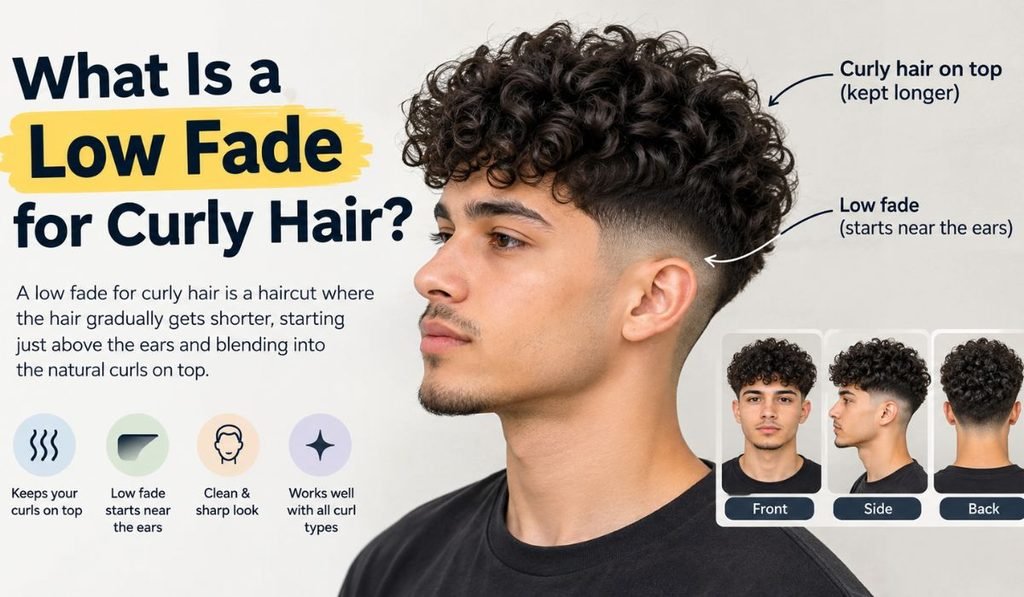 What Is a Low Fade for Curly Hair?